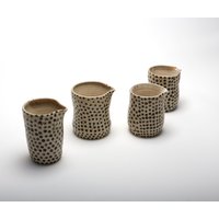 Gepunkteter Krug, Schwarz Weißer Milchkrug, Geschenk Für Sie, Handgemachter Unikat Bauernhaus Geschenk, Tabletop Gepunkteter Krug, Schwarz Weißer Milchkrug, Geschenk Für Sie, Handgemachter Unikat Bauernhaus Geschenk, Tabletop von EeliArtStudio