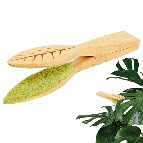 Eelogoo Leaf Cleaning Tongs, Blatt Reinigungszange Für Pflanzen, Pflanzen Blatt Entstaubung Werkzeug, Blatt Reinigungs Bürste Für Zimmerpflanzen von Eelogoo