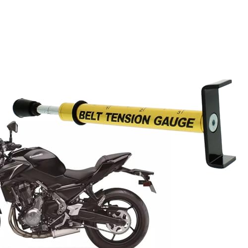 Eelogoo Motorrad-Riemenspannungsmesser, Motorrad-Kettenspanner,10 Pfund Präzisions-Motorrad-Kettenspannungsmessgerät - Legierungs-Kettenspanner-Messgerät, leicht ablesbar für Motorrad-Einstellwerkzeug von Eelogoo