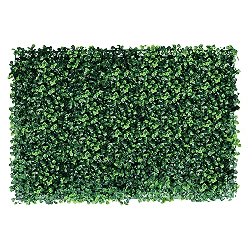 Eeneme Künstliche Pflanze Zaun Simulation Rasen Panels Künstliche Spalier Screening Faux Buchsbaum Matten 40 * 60Cm Grünen Zauberstab Hintergrund für Startseite Freien Garten Privatsphäre von Eeneme