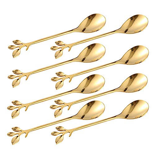 Eeuye Eis Tee RüHr Retro Dessert Demitasse Espresso Besteck KüChen Geschirr 1 Set mit 8 StüCke Eeuye Eis Tee RüHr Retro Dessert Demitasse Espresso Besteck KüChen Geschirr 1 Set mit 8 StüCke von Eeuye