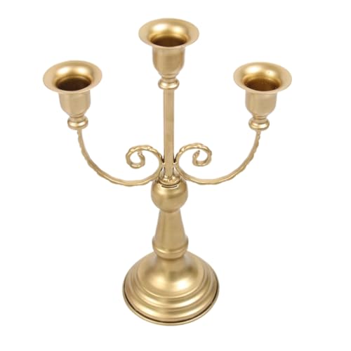 Eeuye Kandelaber Aus Metall, Tafelaufsatz, Einfaches Ornament, Basteln, Kerzenständer, Konischer Kerzenhalter für Zuhause von Eeuye