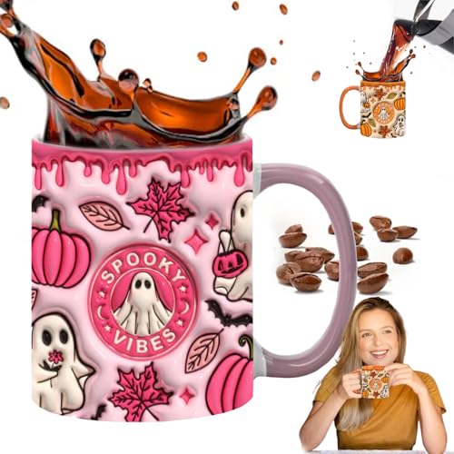 Eevhrqw Geister Trinkbecher,Halloween Tasse,Halloween Tasse Geist,Halloween Tasse Kürbis,Halloween Cup,3D-Halloween-Kaffeetasse Mit,Teetasse Aus Keramik,350 Ml Gruselige Espressotasse Für Kaffee Eevhrqw Geister Trinkbecher,Halloween Tasse,Halloween Tasse Geist,Halloween Tasse Kürbis,Halloween Cup,3D-Halloween-Kaffeetasse Mit,Teetasse Aus Keramik,350 Ml Gruselige Espressotasse Für Kaffee von Eevhrqw