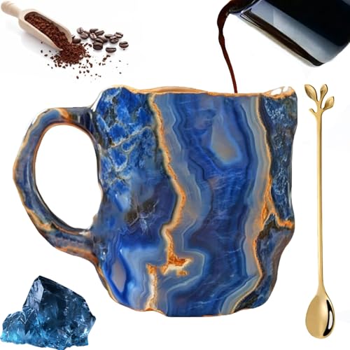 mineralgestein kaffeetasse,mineralstein tasse,Crystal Coffee Mugs,mineral kristall kaffeetassen,edelstein tasse,Harz Fake Amethyst Kaffeebecher,Kaffeetasse Aus Mineralkristall von Eevhrqw