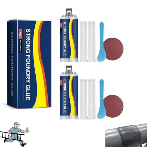 Strong Foundry Glue,2025 New Enhanced Casting Glue,High Temperature Resistant, Long Lasting, for Metals Defects and Repairs,DIY Crafts, Quick Fix,Easy To Use-2pcs von Eevhrqw