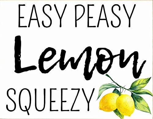 Eeypy Easy Peasy Lemon Squeezy bedruckbare Kunst Bauernhaus-Dekor Wanddekoration Zitrone Dekor Frühling Sommer Dekor Zitronenschild Bauernhausschild Zitat Blechschilder für Badezimmer 20,3 x 30,5 cm Eeypy Easy Peasy Lemon Squeezy bedruckbare Kunst Bauernhaus-Dekor Wanddekoration Zitrone Dekor Frühling Sommer Dekor Zitronenschild Bauernhausschild Zitat Blechschilder für Badezimmer 20,3 x 30,5 cm von Eeypy