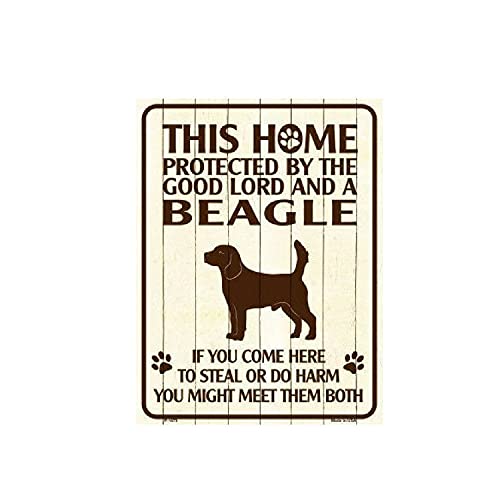 Eeypy Metallschild mit Aufschrift "Beagle This Home is Protected", Blechschilder für Garage, 20,3 x 30,5 cm Eeypy Metallschild mit Aufschrift "Beagle This Home is Protected", Blechschilder für Garage, 20,3 x 30,5 cm von Eeypy