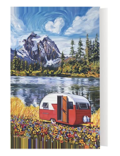 Eeypy Natur Camping Metallschild Kunst Blechschild Retro Blechschild Metallplatte 20,3 x 30,5 cm von Eeypy