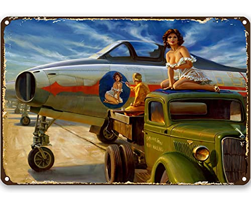Eeypy Pinup Wanddekoration Metall-Blechschild Warnschild Bierschilder Pinup Girl Poster 40,6 x 30,5 cm Eeypy Pinup Wanddekoration Metall-Blechschild Warnschild Bierschilder Pinup Girl Poster 40,6 x 30,5 cm von Eeypy