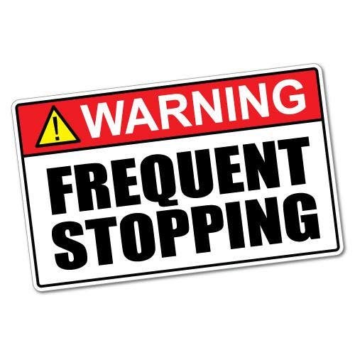 Eeypy Warnschild mit Aufschrift "Caution Frequent Stopping Warning Safety Precaution", Blechschilder für Küche, 20,3 x 30,5 cm Eeypy Warnschild mit Aufschrift "Caution Frequent Stopping Warning Safety Precaution", Blechschilder für Küche, 20,3 x 30,5 cm von Eeypy