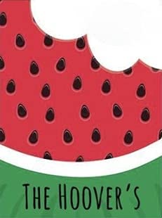 Eeypy Wassermelone Garten Sommer Hof Hinterhof BBQ Pool Terrasse Hallo Sommer Wassermelonen Retro Blechschild Metallplatte Wandkunst 20,3 x 30,5 cm von Eeypy
