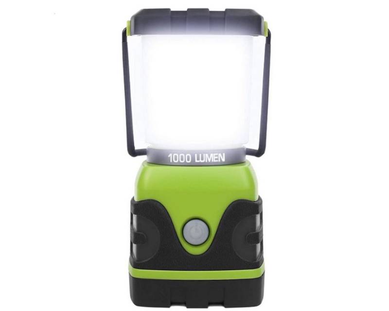 efaso LED Arbeitslicht LED Camping Lampe mit 1000 Lumen - superhell/wasserspritzgeschützt, LED fest integriert, Tageslichtweiß, 4 Lichtmodi, dimmbar von efaso