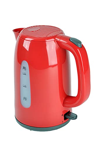 efbe-Schott SC WK 1080.1 ROT Schnurloser Design-Wasserkocher 1,7 Liter, Metall, Kunststoff NEU von Efbe-Schott