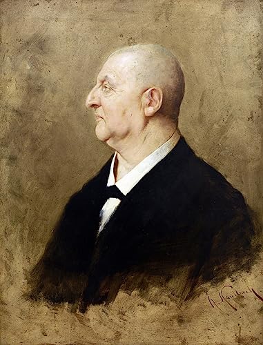 EfeMir Bekannt Leinwanddrucke Malerei Drucken Ölgemälde Porträt Von Anton Bruckner Von Hermann Von Kaulbach Von Hermann Kaulbach für Wanddekoration 60x90cm von EfeMir