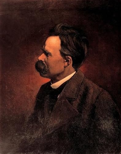 EfeMir Leinwanddrucke Malerei Drucken Ölgemälde Bekannt Nietzsche-Porträt von Rudolf Köselitz für Wanddekoration 60x90cm von EfeMir