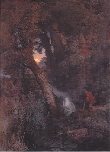 EfeMir Ölgemälde auf Leinwand Retro Wandkunstdruck Berühmte Gemälde Irrlichter Arnold Böcklin für Heimtextilien 60x90cm von EfeMir