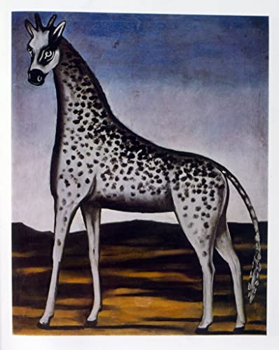 EfeMir Poster Und Drucke Abstraktes Gemälde Berühmte Gemälde Giraffe von Niko Pirosmani für Schlafzimmer Home Decor 60x90cm von EfeMir
