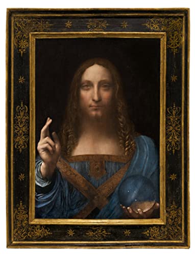 EfeMir bild auf leinwand Berühmte Leinwand drucken Berühmte Gemälde Salvator Mundi von Leonardo Da Vinci für Wohnzimmerdekoration 60x90cm von EfeMir