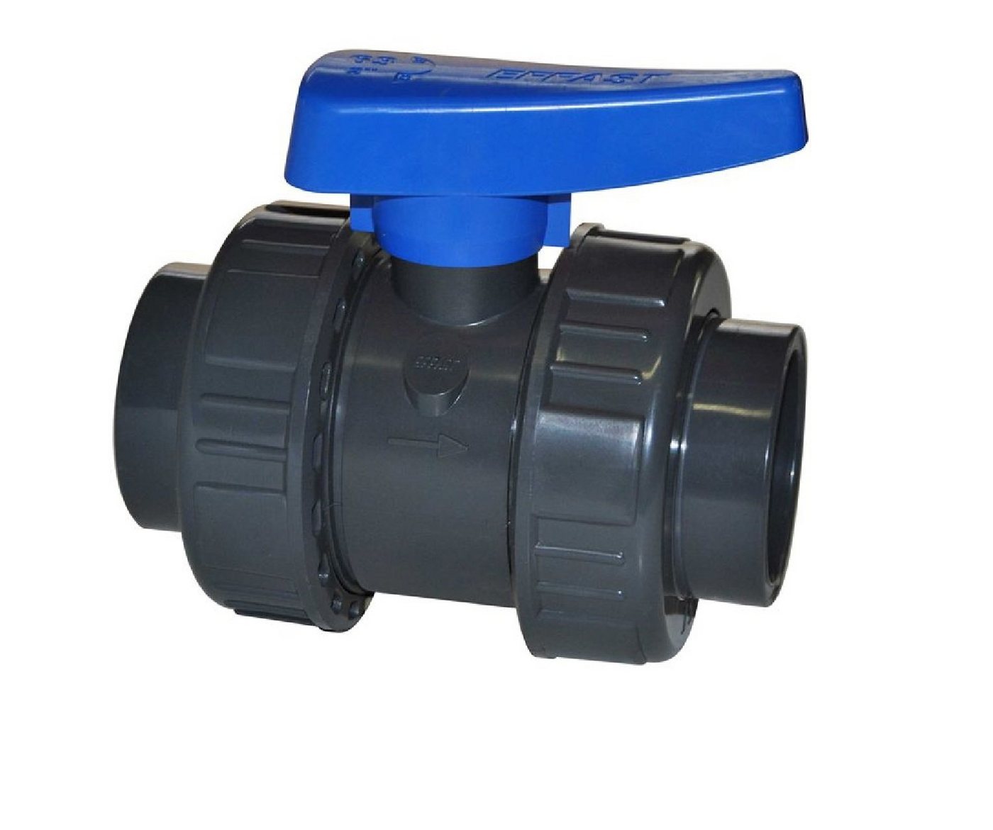 Effast Kugelhahn Effast Kugelhahn Kugelventil 50 mm PVC mit beisdeitiger Klebemuffe Effast Kugelhahn Effast Kugelhahn Kugelventil 50 mm PVC mit beisdeitiger Klebemuffe von Effast