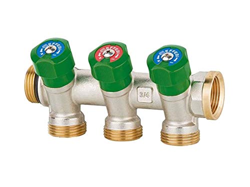 EFFEBI Trinkwasserverteiler mit DVGW-Zulassung - 3-fach Verteiler EFFEBI Trinkwasserverteiler mit DVGW-Zulassung - 3-fach Verteiler von Effebi
