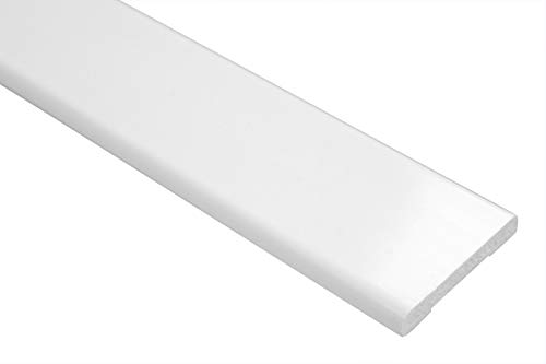 2 Meter | PVC Flachleiste | glatt | stoßfest | Effector | 6x40mm | F01 2 Meter | PVC Flachleiste | glatt | stoßfest | Effector | 6x40mm | F01 von Effector