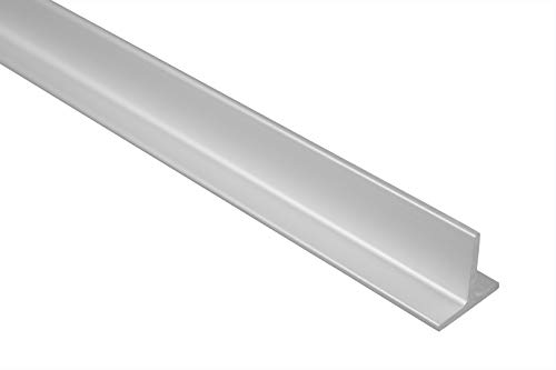2 Meter | T-Profil | Alu | eloxiert | Effector | 20x20mm | B90 | silber von Effector