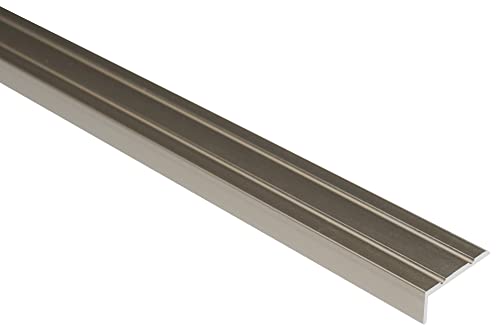 Effector Selbstklebend Treppenkantenprofil, 90 cm, 25x10 mm, Champagnefarben, Aluminium Bodenübergangsprofil, Übergangsleiste, Treppenschutzprofil, Treppenkantenschutz Aluwinkel Geklebt Effector Selbstklebend Treppenkantenprofil, 90 cm, 25x10 mm, Champagnefarben, Aluminium Bodenübergangsprofil, Übergangsleiste, Treppenschutzprofil, Treppenkantenschutz Aluwinkel Geklebt von Effector