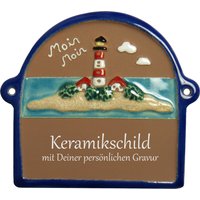 Keramikschild 14 X 12 cm - Moin Keramikschild 14 X 12 cm - Moin von EffektGravur