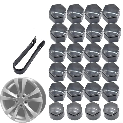 24 Stück 22 mm Räder Reifen Muttern Abdeckungen für Vauxhall Fahrzeug Verriegelungskappe Schraube grau Kunststoff Radschutz Zubehör für Opel 2010-2017 Modelle 24 Stück 22 mm Räder Reifen Muttern Abdeckungen für Vauxhall Fahrzeug Verriegelungskappe Schraube grau Kunststoff Radschutz Zubehör für Opel 2010-2017 Modelle von EffiFish