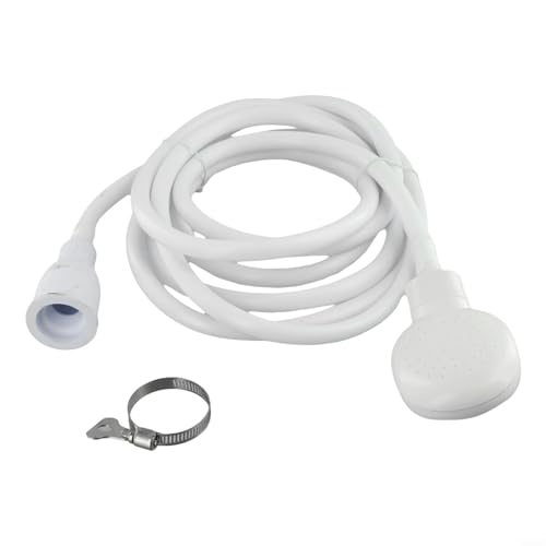 Duschkopf und Schlauchaufsatz zum Aufstecken für Einzelhahn-Badewannen- und Waschbeckenmischer, Gummianschluss passend für die meisten Standard-Wasserhähne, zum Waschen von Menschen oder Haustieren in Duschkopf und Schlauchaufsatz zum Aufstecken für Einzelhahn-Badewannen- und Waschbeckenmischer, Gummianschluss passend für die meisten Standard-Wasserhähne, zum Waschen von Menschen oder Haustieren in von EffiFish