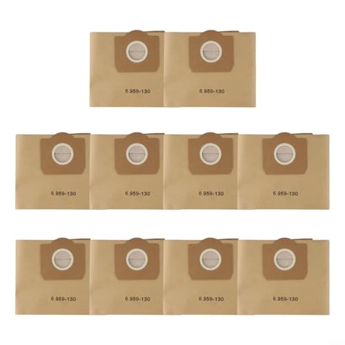 EffiFish 10 Stück Papierfiltertüten für Kärcher WD3 Staubsauger kompatibel mit 6.959-130.0 A2201 einfache und schnelle Handhabung EffiFish 10 Stück Papierfiltertüten für Kärcher WD3 Staubsauger kompatibel mit 6.959-130.0 A2201 einfache und schnelle Handhabung von EffiFish