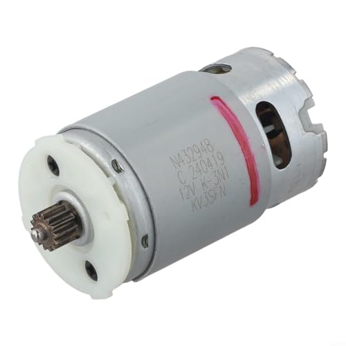 EffiFish 14 Zähne Gleichstrommotor 10,8 V 12 V Ersatz für DCD700 DCD710 DCD710S2 DCD701 für N075847 N446251 N432948 N038034 Silber Metall von EffiFish