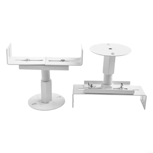 EffiFish 2-teiliges Set Standheizkörper-Halterung, Aluminium, Stahl, verstellbare Höhe 8–13 cm, Weiß, Zentralheizungshalterung von EffiFish