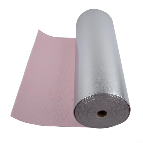 EffiFish 3D-Leinen-Wandaufkleber, dekorative Tapetenrolle, wasserdichte Schaumstoff-Textur, Heimwerker für Wohnzimmer, Schlafzimmer, weiß, 50 cm x 10 m (Rosa) von EffiFish