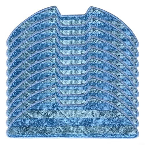 EffiFish 4 Stück für Blaupunkt For Bluebot Xtreme Vacuum Replacement Microfiber Mop Cloth Kit Floor Cleaning Accessories Washable Pads Blue (10 Pack) von EffiFish