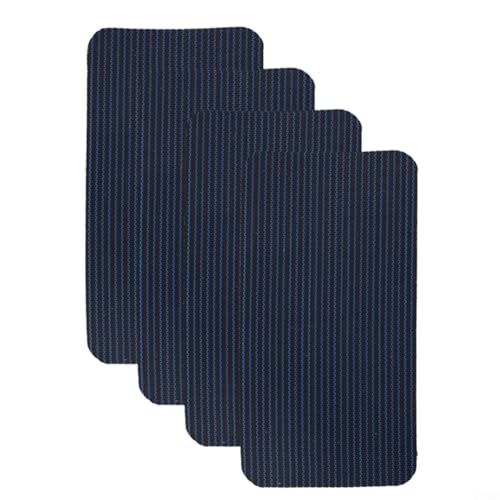EffiFish 4-teiliges Poolabdeckungs-Patch-Set, Pool-Sicherheitsabdeckung, Reparatur-Set, Netz, 10,2 x 20,3 cm, Adressrisse, Risse und beschädigte Bereiche, effektive Reparatur (blau) von EffiFish