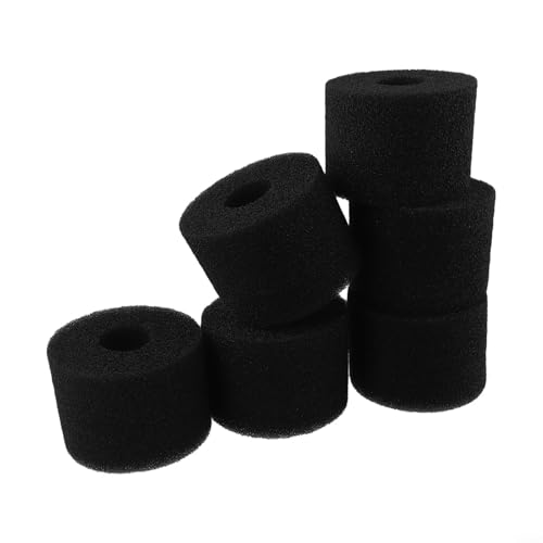 EffiFish 6 Stück Schwimmbad-Filter, Schaumstoffschwamm, waschbarer Schwimmbad-Wartungsfilter für reines Spa-Blasen-Jetting-System von EffiFish