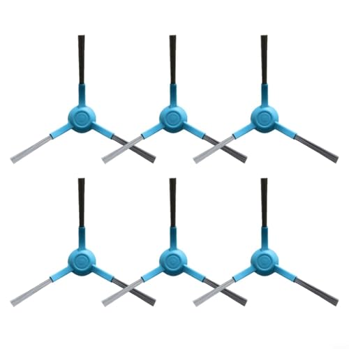 EffiFish 6 Stück Seitenbürsten kompatibel für Cecotec für Conga 3290 3490 für Elite 4090 4690 5090 5490 6090 7090 Roboter-Staubsauger-Ersatzteile, einfach und schnell zu bedienen von EffiFish