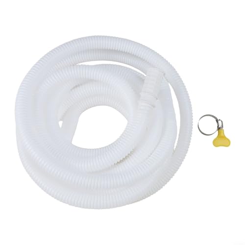 EffiFish Abflussschlauch für Klimaanlage, mit Klemmverbinder, TPE, flexibles Wasserablaufrohr für Waschmaschine, 1–10 m (1 m) von EffiFish