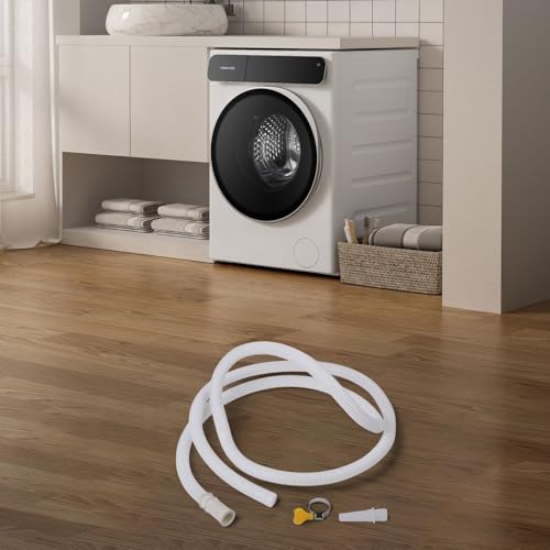 EffiFish Ablaufschlauch für Klimaanlage, Ablauf-Set mit Klemmverbinder, TPE, flexibles Wasserablaufrohr für Waschmaschine, 1–10 m (2 m) von EffiFish