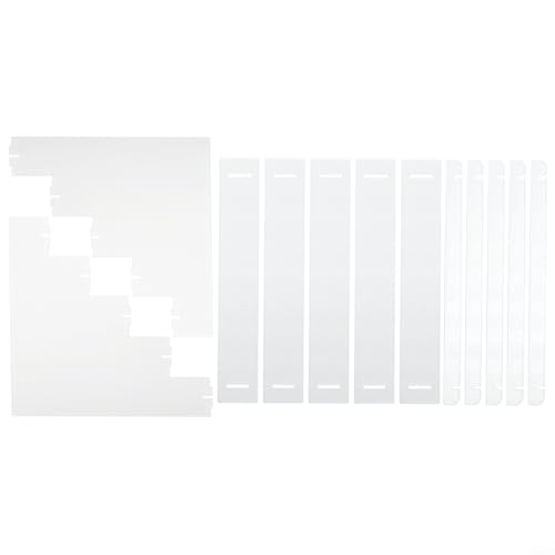 EffiFish Acryl-Präsentationsständer, 3 Etagen, transparent, für Sammlerstücke, Figuren, Schmuckaufbewahrung, Organizer, Heimbüro-Dekoration (fünf Etagen) von EffiFish