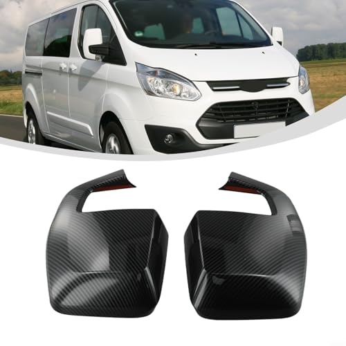 EffiFish Außenspiegel-Abdeckkappe in Karbonfaser-Optik, links und rechts, für Ford Transit Custom ab 2012, ABS-Außenverkleidung, 1 Paar EffiFish Außenspiegel-Abdeckkappe in Karbonfaser-Optik, links und rechts, für Ford Transit Custom ab 2012, ABS-Außenverkleidung, 1 Paar von EffiFish