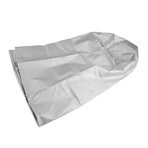 EffiFish BBQ Grill Abdeckung, Outdoor wasserdichte Aufbewahrungsabdeckung mit Kordelzug Verschluss für vertikale Raucher schwarz (Silber) von EffiFish