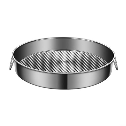 EffiFish Backform, Edelstahl, runde Backformen, Kuchenform, antihaftbeschichtet, Dampfblech für Käsekuchen, Quiches, Pizzas, leicht zu reinigen (30 cm) von EffiFish