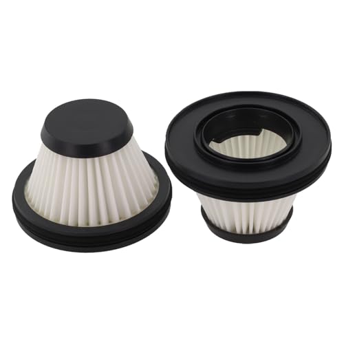 EffiFish Baseus Staubsauger-Filterpatronen-Ersatz-Set, kompatibel mit A2-Handstaubsauger, Schwarz / Weiß, 2–4 Stück (2 Stück) von EffiFish