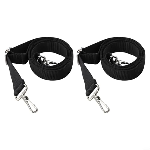 EffiFish Boots-Markisengurt-Set, 2 verstellbare Marine-Obergurte mit Karabinerhaken, Ösenriemen und Schrauben für Wasserfahrzeuge (kein Zubehör) von EffiFish