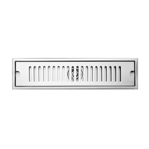 EffiFish Duschablauf-Abdeckung, linearer Duschablauf, Bodenablauf-Abflussabfluss mit Anti-Blockiersystem, mehrere Größen für Badezimmer (40 x 10 cm) von EffiFish