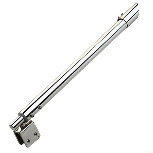 EffiFish Edelstahl-Dusch-Glas-Stützstange, verstellbare Wandhalterung, Stützstange für Badezimmer, begehbare Bildschirme, 400–600 mm, Chrom-Finish (verschiebbar) von EffiFish