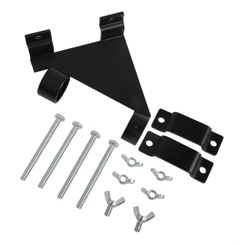 EffiFish Edelstahl Fahnenmast Halterung Einstellbare Wandhalterung Halter Ohne Bohren Design für Balkon Geländer Deck Metall Veranda Zaun von EffiFish