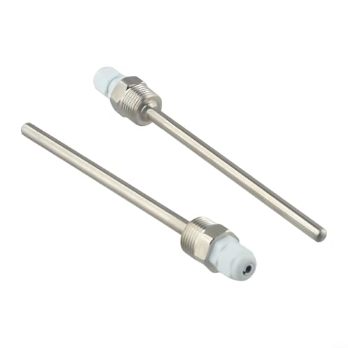 EffiFish Edelstahl-Thermowellen, G 1/2 Gewinde Temperatursensor Tauchhülse Tasche für Heiz- und Kühlsysteme (8 x 150 mm), 2 Stück von EffiFish